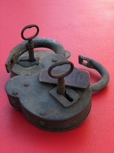 Deceased Estate antique locks found while sorting