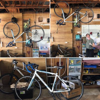 garage bicycle storage
