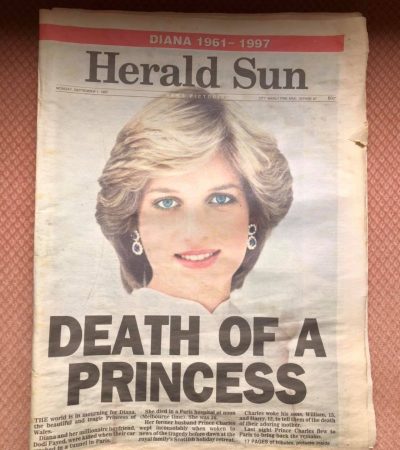 Princess Diana news paper