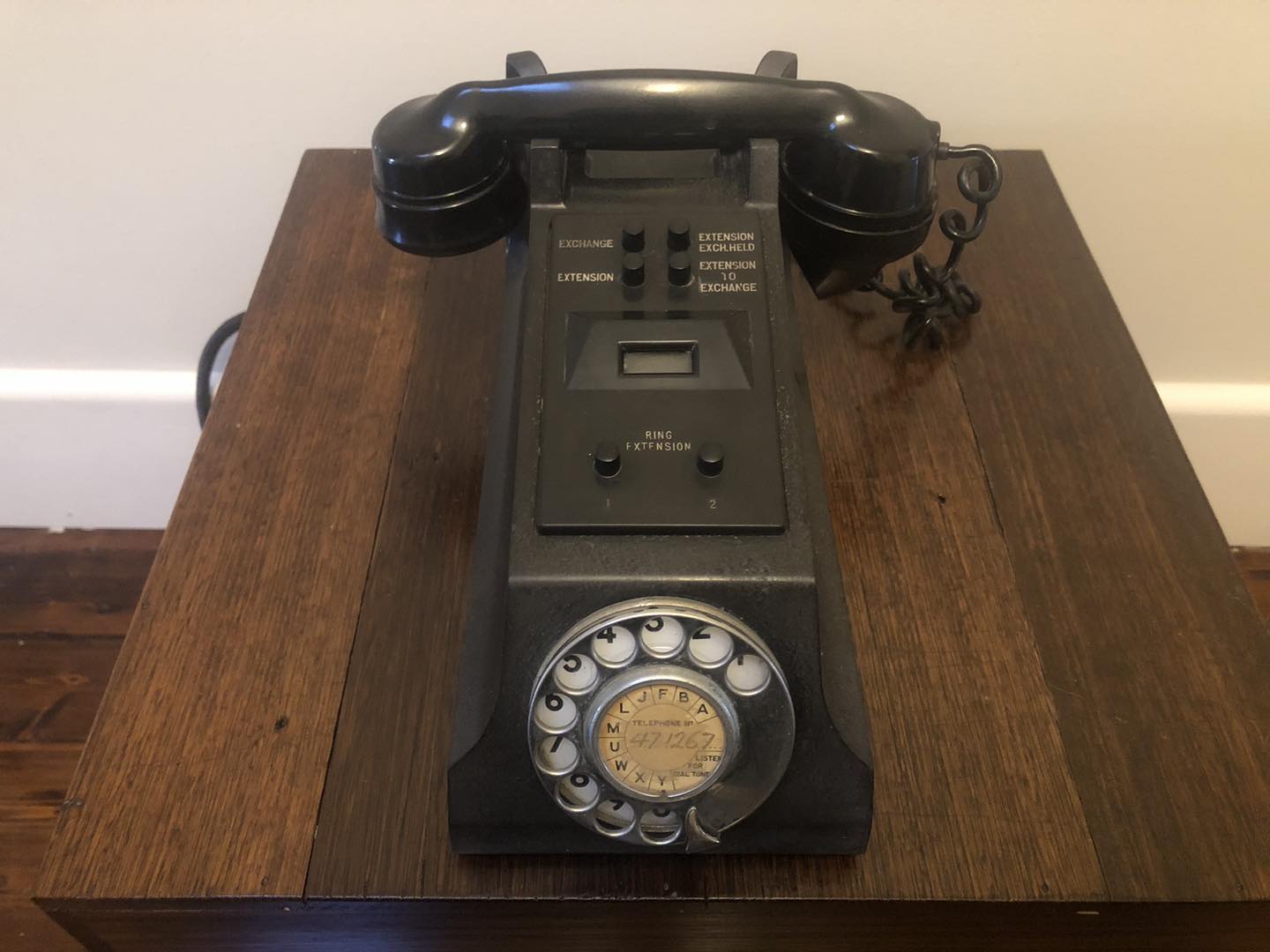deceased estate vintage antique phone